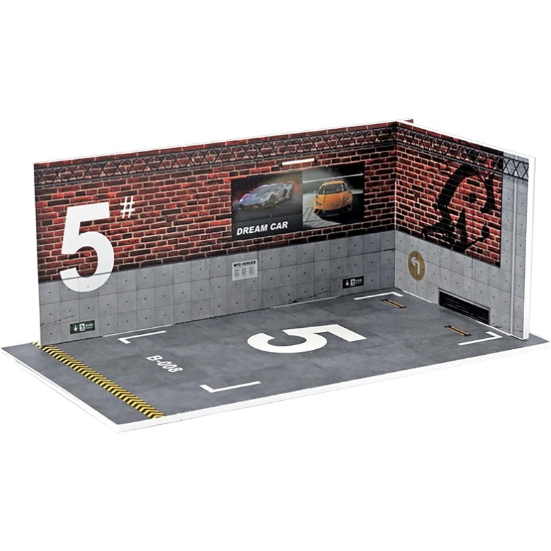 1:24 Scale Parking Garage Model - Durable PVC - UV Resistant