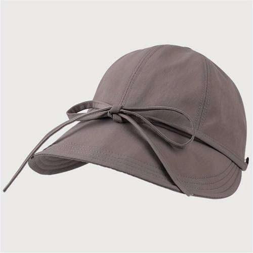 women sun hat tie up wide brim visor summer for golf sports