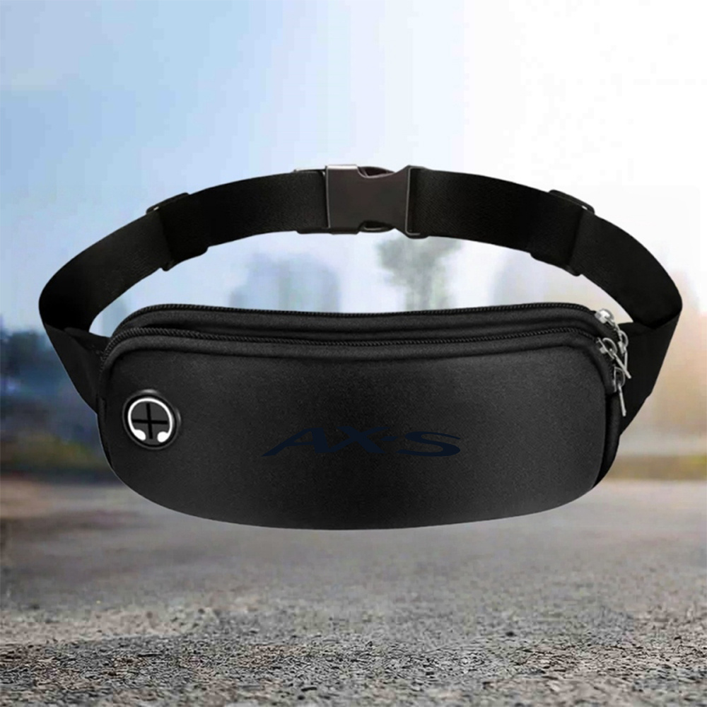 TEMU 1pc - S Brand Running Sports Fitness Waist Pouch, With Zipper Closure And Adjustable Shoulder Strap, Suitable For Cycling As A Coin Purse