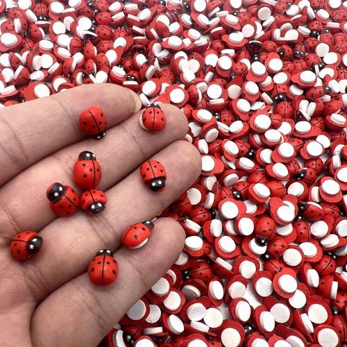 86 mini red ladybug stickers self and reusable decorations ideal for crafts card making decor and room decoration red themed stickers and craft supplies