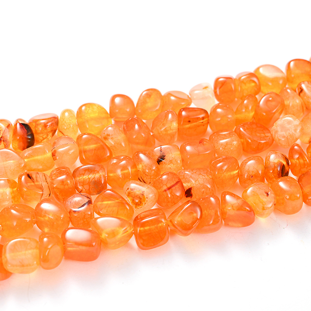 Natural Stone Beads Irregular Agate Multicolor Loose Beads Set