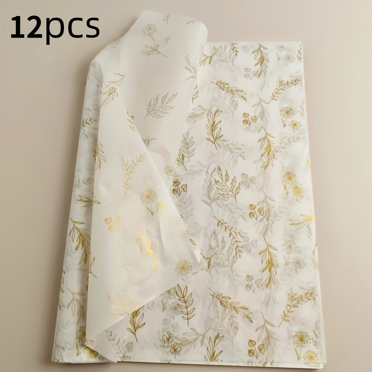 TEMU 12 pezzi di carta con motivo , per decorazioni regalo, utilizzabile per confezionare bouquet, rivestire scatole regalo, carta da riempimento,