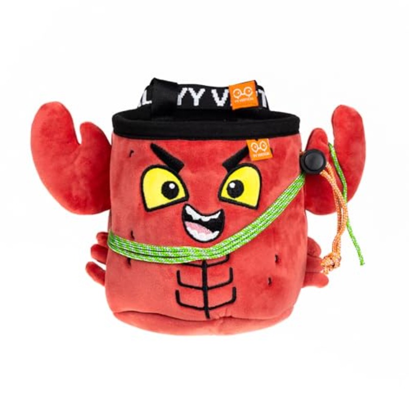   ic closure lobster chalkbag for rock climbing hands free chalk release locking for gyms outdoor climbing walls durable chalk holder for climbers no  