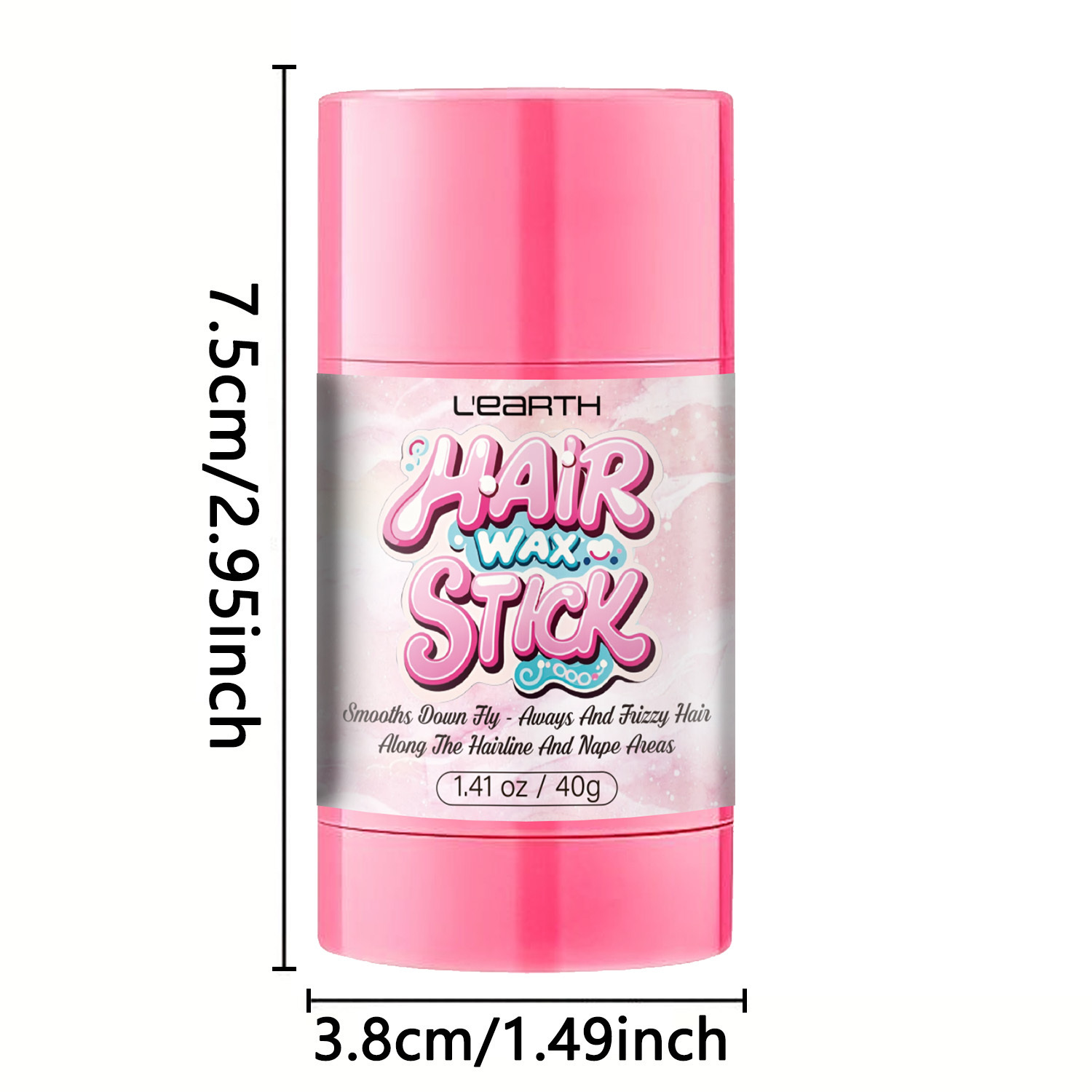 Non-Greasy 24-Hour Strong Hold Hair Wax Stick