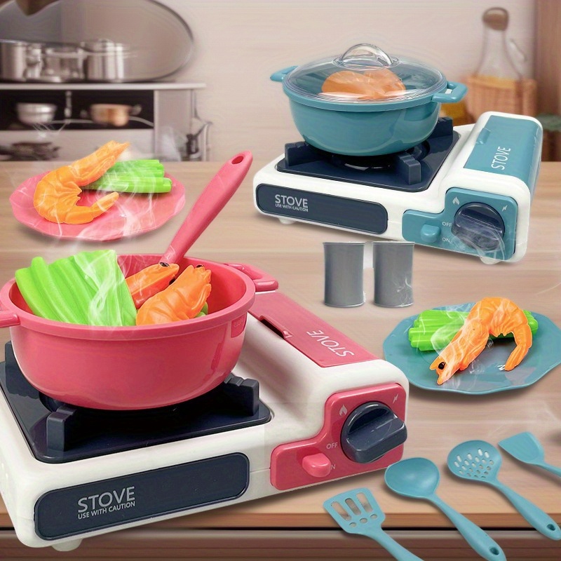 Plastic Kids Play Kitchen Utensils Play Kitchen Set Stove Pans