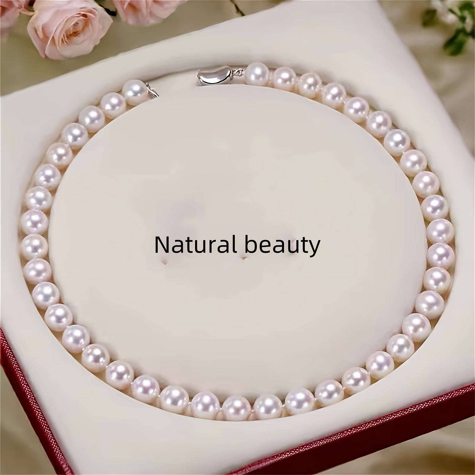 Round Freshwater Pearls Necklace - Gift for Mom, Wedding, Bridesmaid