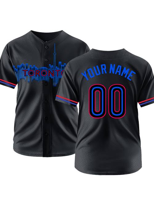 customizable name and number mens baseball jersey v neck embroidered outdoor leisure sports customization s 3xl