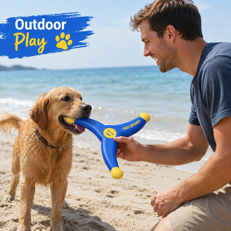 Dog Spinning Flying Disc Toy for Outdoor Play