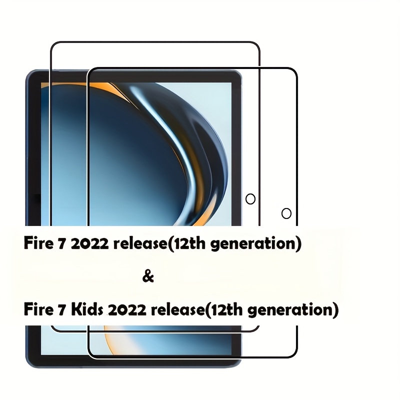 TEMU 2-pack Tempered Glass Screen Protector For Fire Hd 10/10 Plus/8 Pro/8 Plus/7/max 11- 9h Hardness, , Compatible With 11 2023 Model, High- And