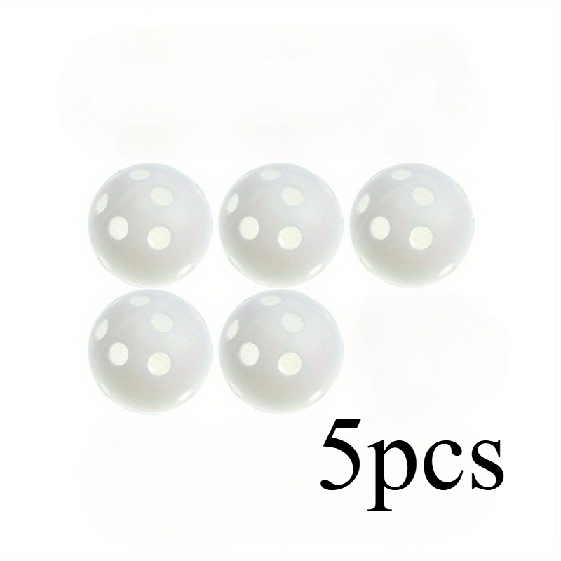TEMU 42mm Practice Golf Balls For Indoor/outdoor Use, 26-hole Pe Blown Foam Floating Balls, White