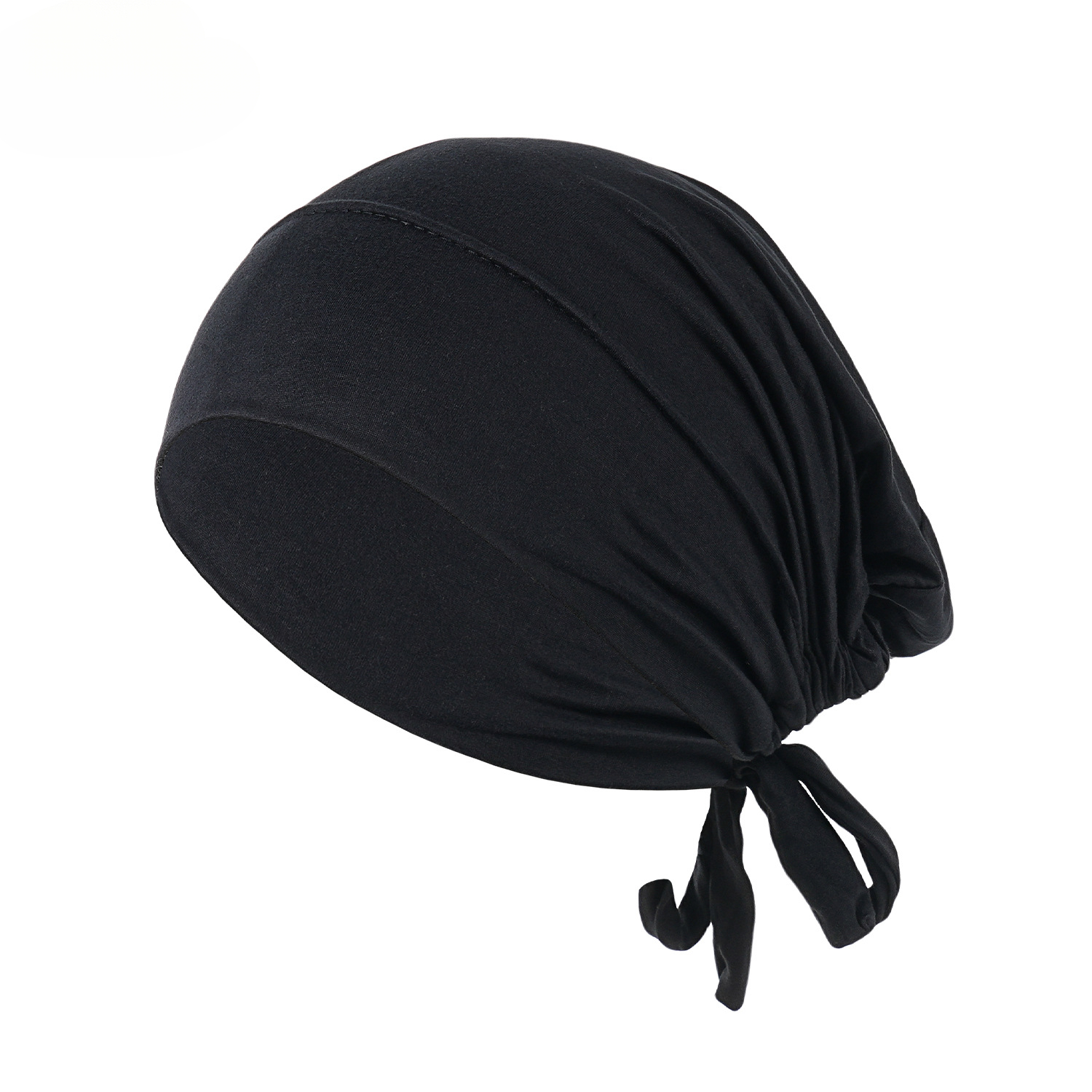 TEMU Women's Adjustable Elastic Modal Headscarf Hat With Stretchable Base - Lightweight Suitable For Hijab, Turban, Visor Styles, Elastic Strap For
