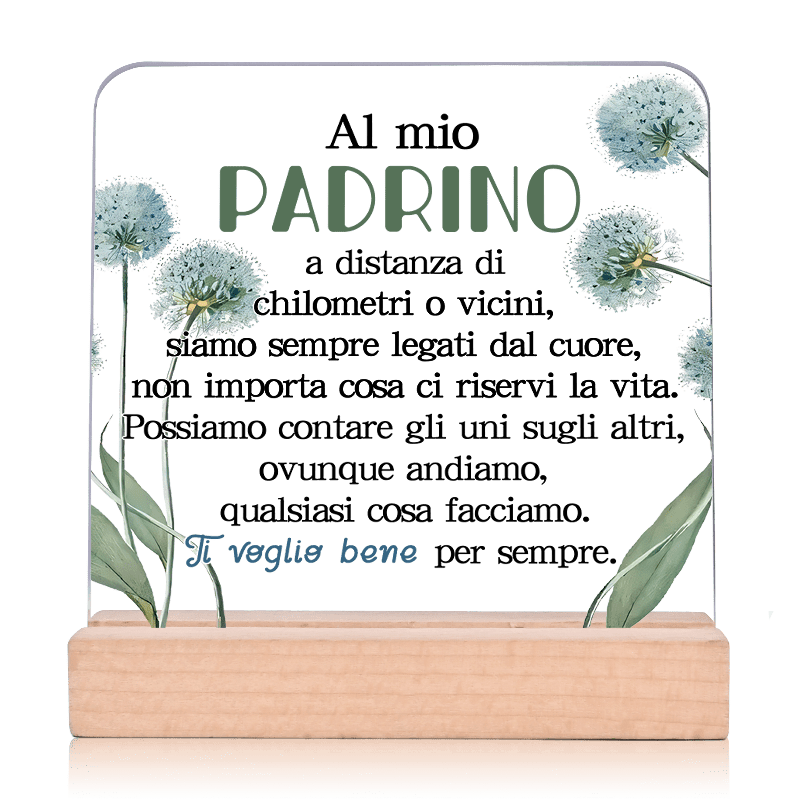 TEMU 2d Flat, 2d Flat Printing, Italian Theme Acrylic Ornament, Featuring Fresh Dandelion With Message " How Far Apart Or Close , ", High- Acrylic