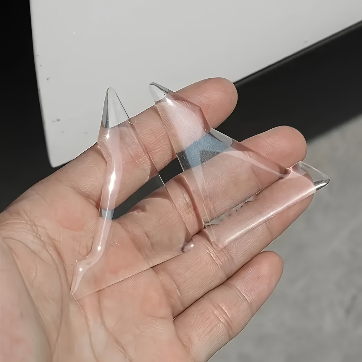 Image of Universal Silicone Car Door Corner Protector Set- Anti-collision Door Corner Protector, Anti-scratch Transparent Bumper Strip For Vehicle Front Door - Suitable For Models