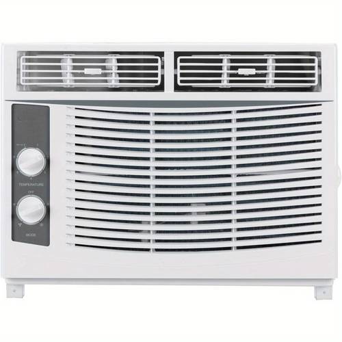 aire acondicionado de ventana de 5000 btu, unidades de ac de ventana con controles mecánicos y kit de instalación, ideal para habitaciones de 150 ,