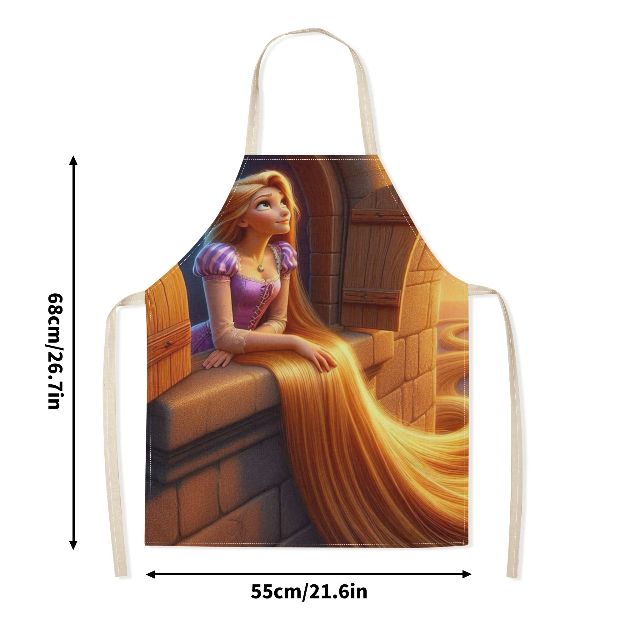 disney   waterproof apron -   polyester,  , no-lining, ideal for hotels, supermarkets, restaurants, fruit shops, milk tea stands, and home use details 7