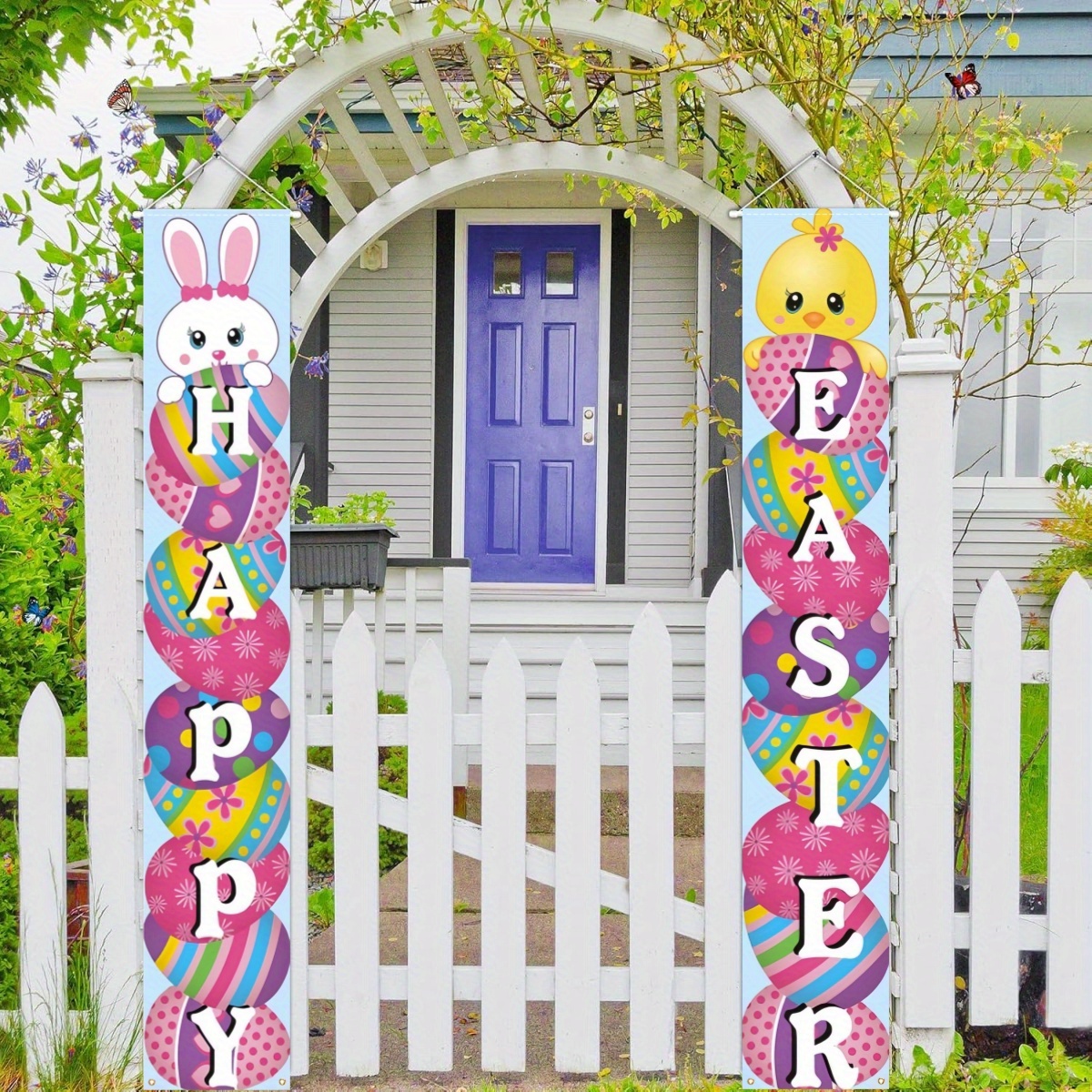 

2pcs Easter Set, Polyester Multipurpose & Decor, & , No Needed, 12x70.8