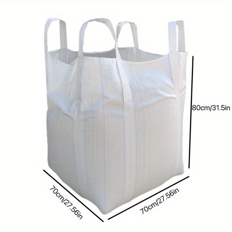 1pc heavy duty plastic ton bag reusable moving storage tote Temu