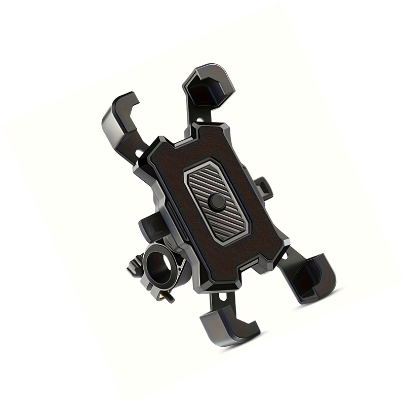 TEMU Support de téléphone pour vélo, 1 pièce, rotatif à 360°, prise stable et sécurisée, outils nécessaires, matériau ABS durable pour motos