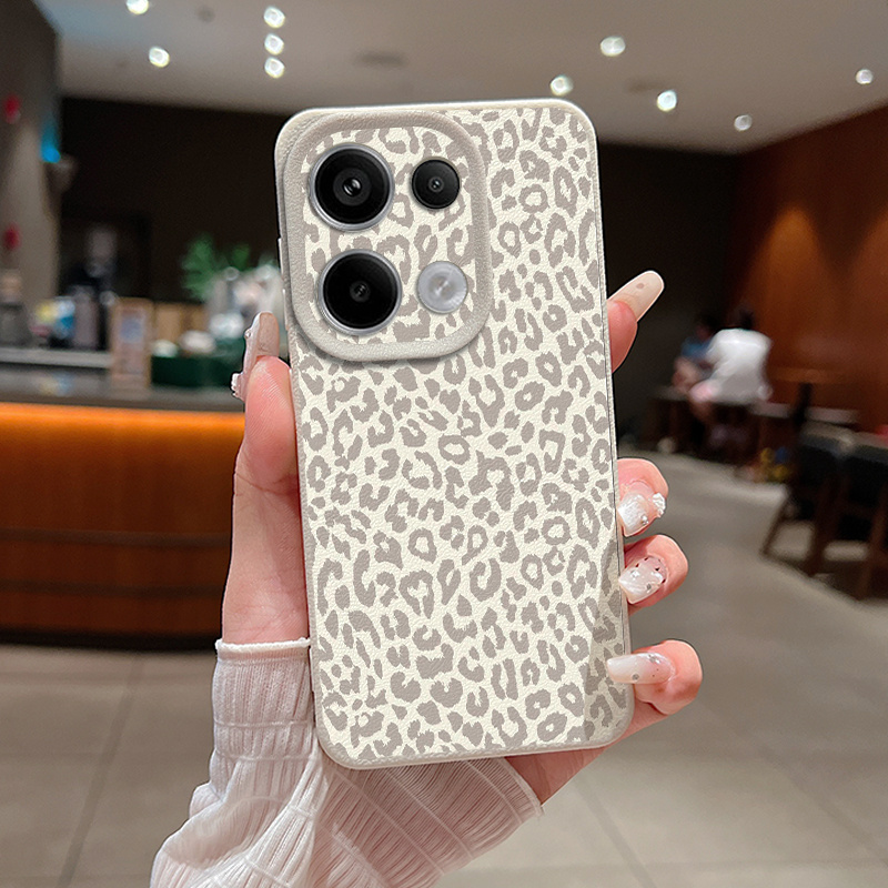 TEMU Funda para Teléfono - Funda de Teléfono con Estampado de Leopardo Marrón a para Redmi Note 13 Pro/Note 12/Note 12 Pro+/Note 11 Pro/Note 11S/Note