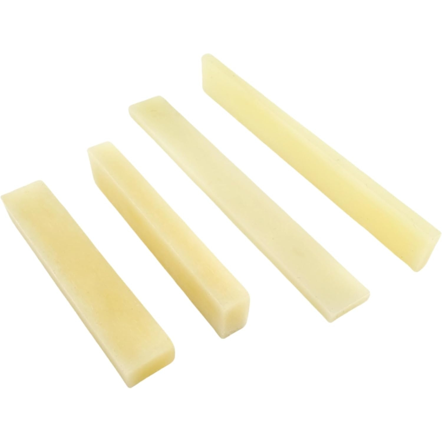 TEMU 4pcs Guitar Unbleached And Nut Made Of Real Natural Bone (untreated -2pcs And Nut 2pcs)