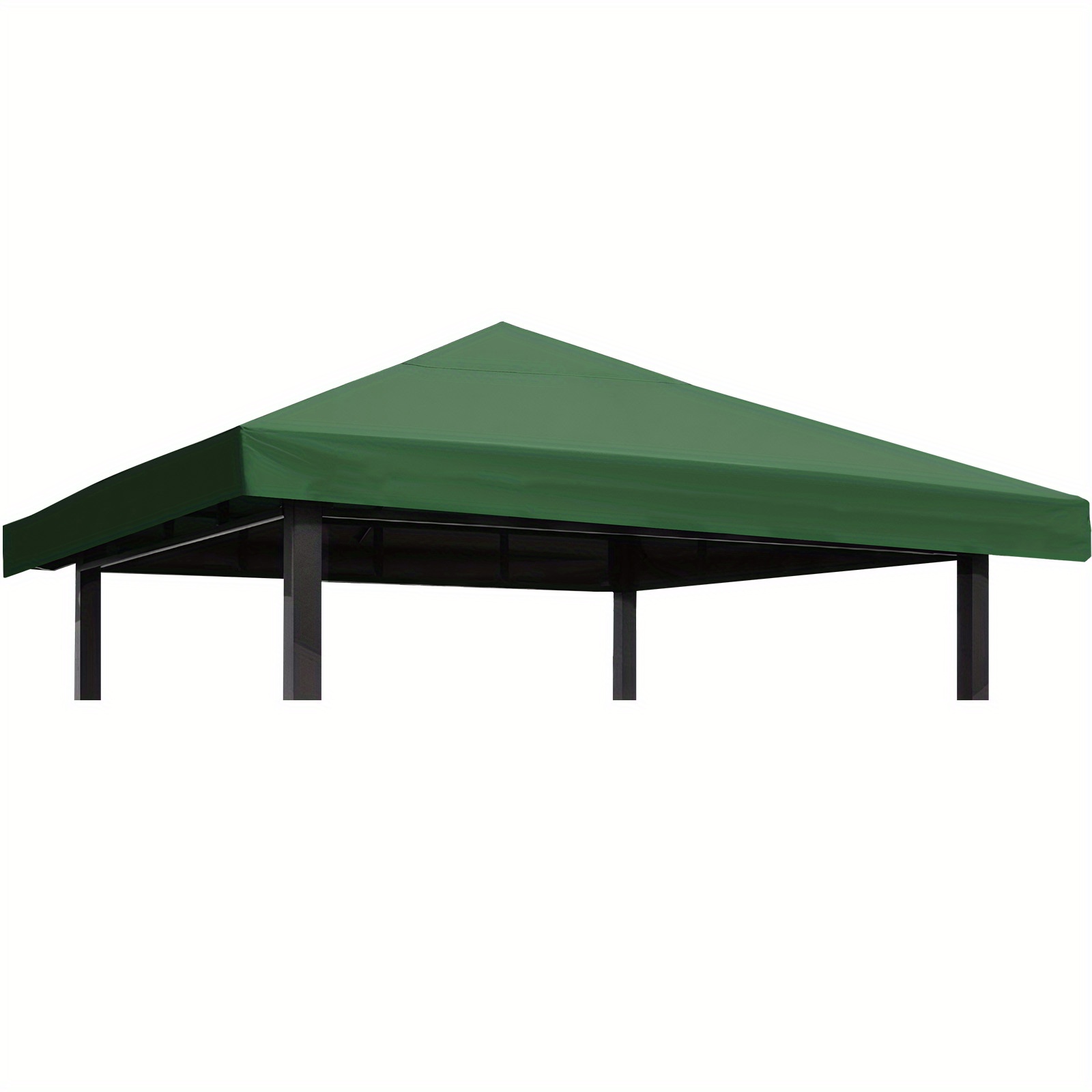 Image of Elegant Roman Canopy Top For 3x3 M Gazebo Frame, In Minutes, Great For Outdoor Wedding Party Bbq Terrace Backyard Gathering, Top Cover