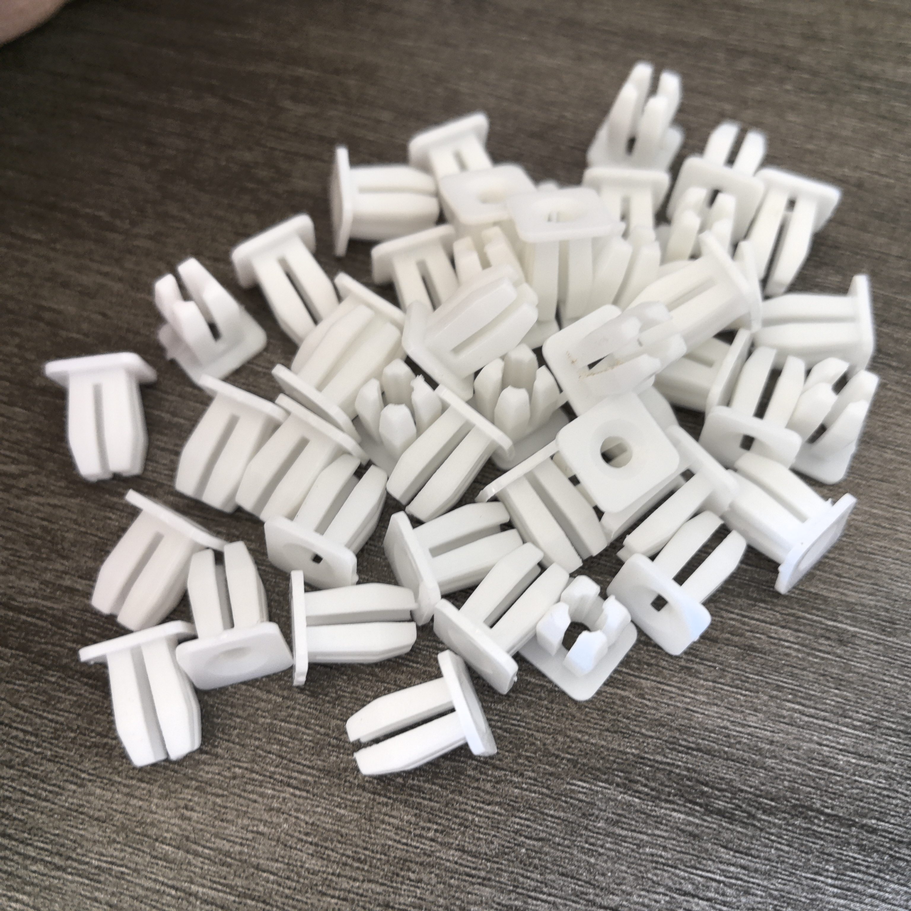 50pcs Self-Tapping Screw Base Fixing Clips for Easy Installation