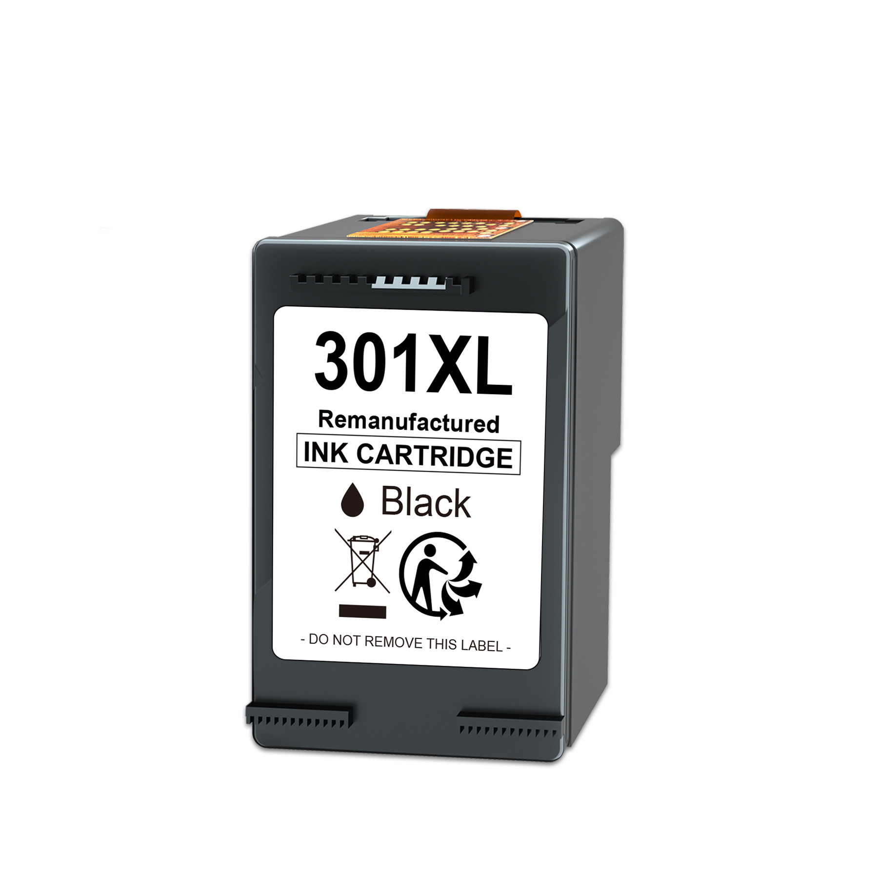 Image of (1x Black) 301xl Ink Cartridge Replacement For 301xl Works With For 1000 1050 1055 1056 1510 1513 1517 2000 2050 2510 2540 2620 2622 4500 4502 5530 5532 Printer