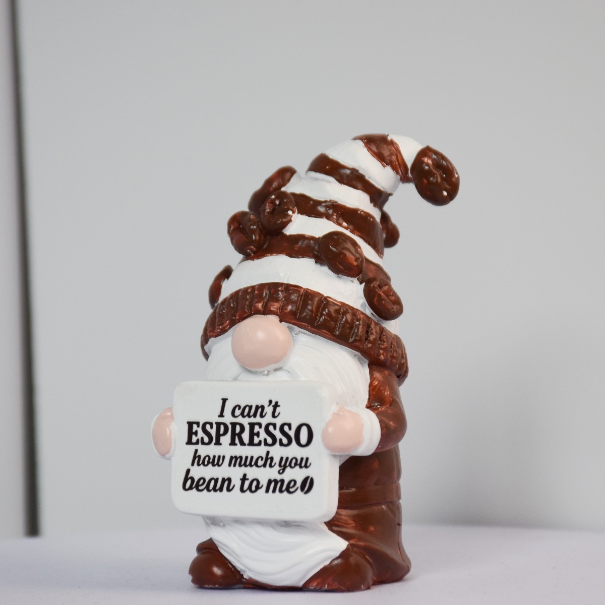 TEMU Cute Coffee Gnome Figurine 