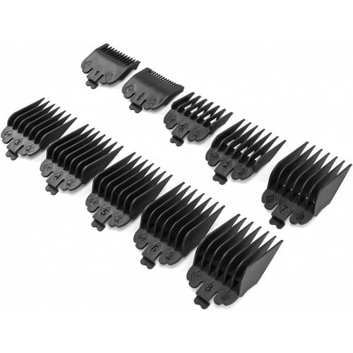 10pcs hair clipper comb guide hair clipper guard comb beard replacement limit comb hair cutting guide professional clipper guard trimmer 1 5mm to 25mm