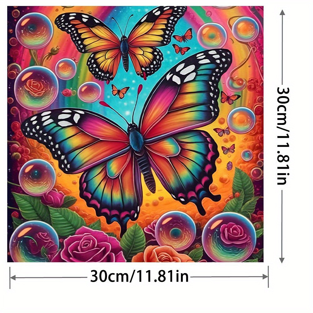 TEMU Vibrant - Themed Diy 5d Diamond Painting Kit: Sparkling Full - Drill Crystal Art For Stunning Home Wall Decor. Ideal Handmade Craft Set As A