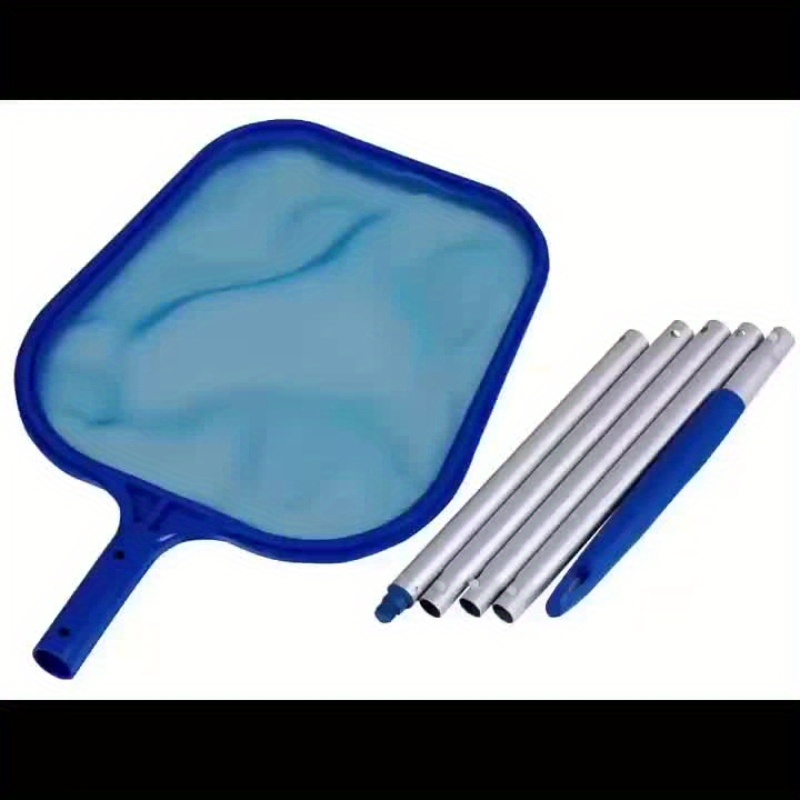 Image of 6 Pool Skimmer Telescopic Poles, Fine Mesh Net, Pp Material, For Cleaning Pool Surfaces, Hot Tubs, Spas And Fountains