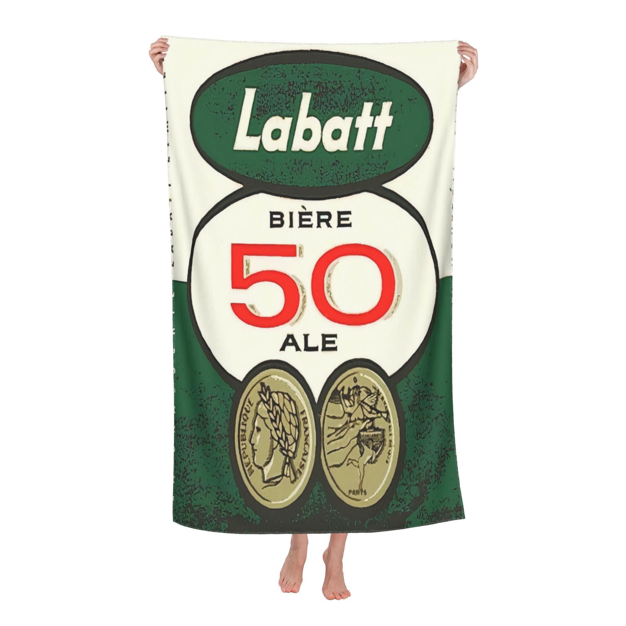 TEMU 50, Microfiber Beach Towel, European And Design, Fashionable Patterns, An Companion For Swimming, Gym, And Yoga, For , Parents, And