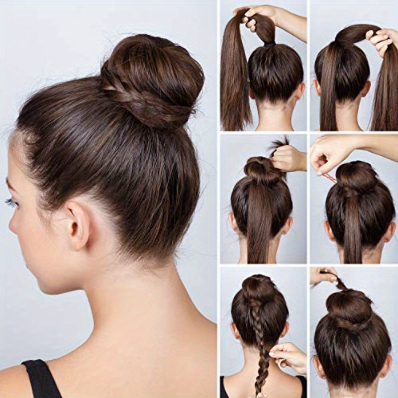 48pcs   plastic u shaped hairpins     hair clips 3 5 long heavy duty lightweight hairpins for womens wedding bun   everyday hairstyles durable plastic hair accessories 24 each color Product details 3