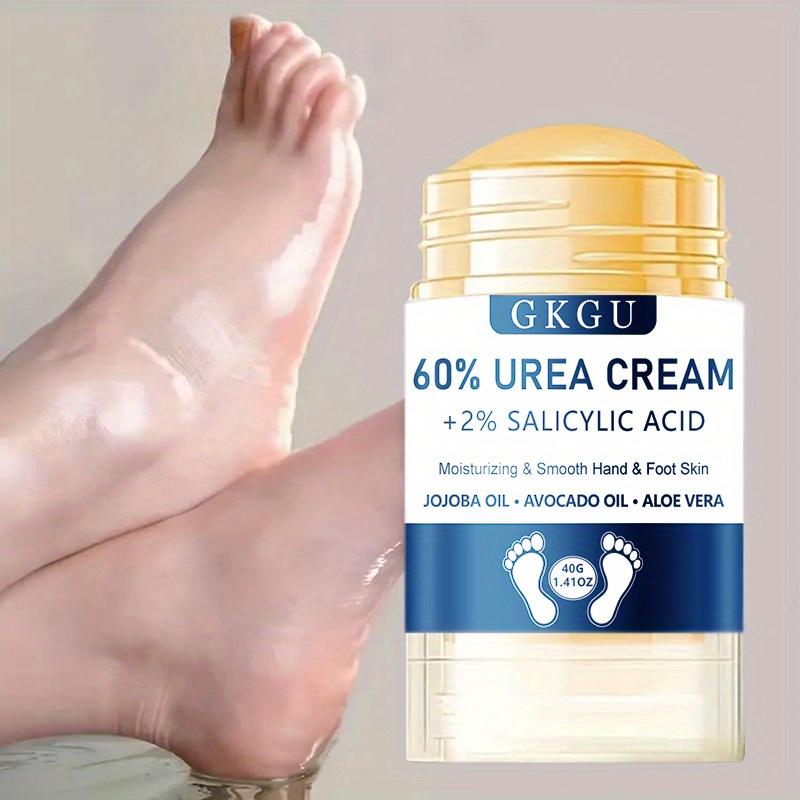 Image of Gkgu 60%urea Cream And 2% Salicylic Acid Foot Cream- Moisturizing Foot Cream For Dry, Cracked Heels And Rough Skin, Hypoallergenic, Types