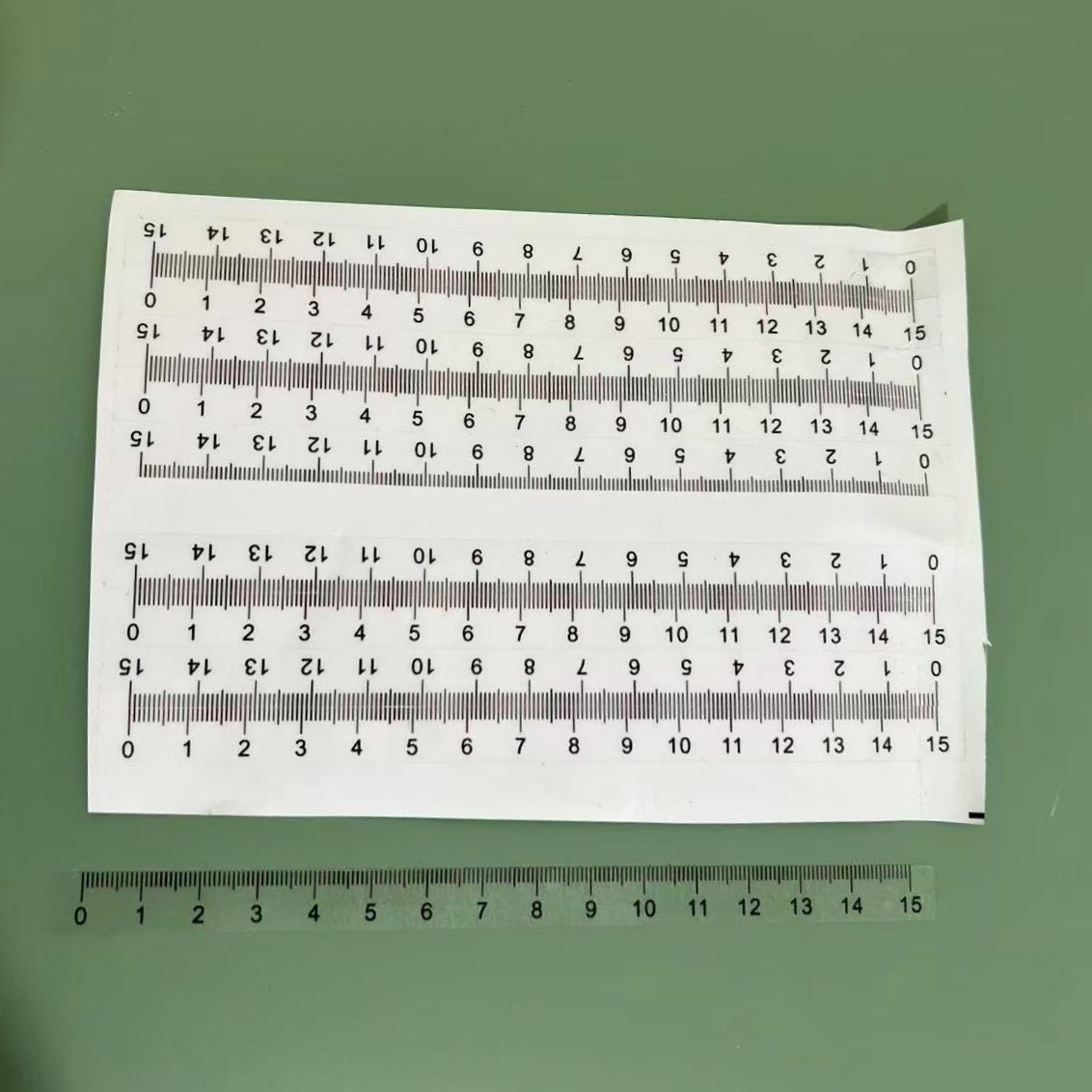 10pcs Durable Self-adhesive Ruler Multi-functional Ruler For Office/study/sewing/crafting - On , Measuring Tool, Sewing Additions Reusable