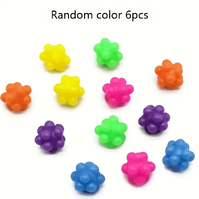 Image of 6pcs Random Colors Durable Tpr Elastic Cat Toys - Battery-free Retractable Play For Pets, Multicolor Bouncing Cat Breeds, Safe For Indoor/outdoor Use Without Batteries Or Power