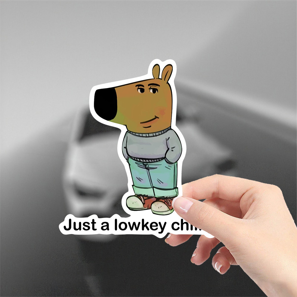 

Meme Vinyl Sticker - Laptops, Water Bottles & Journals | Trendy Instagram & Tiktok Inspired Decal | Ideal Christmas Gift