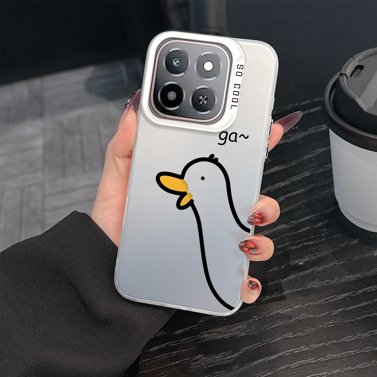 phone case phone case   x5c x5  x5plus x60 x6b x6c x6d x7a x7b x7c x7d x8a x8d cute duck metallic look shockproof cover