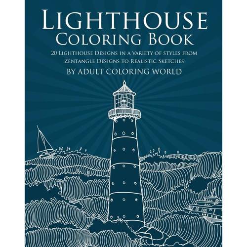 lighthouse coloring book 20 in a of styles from designs to realistic sketches