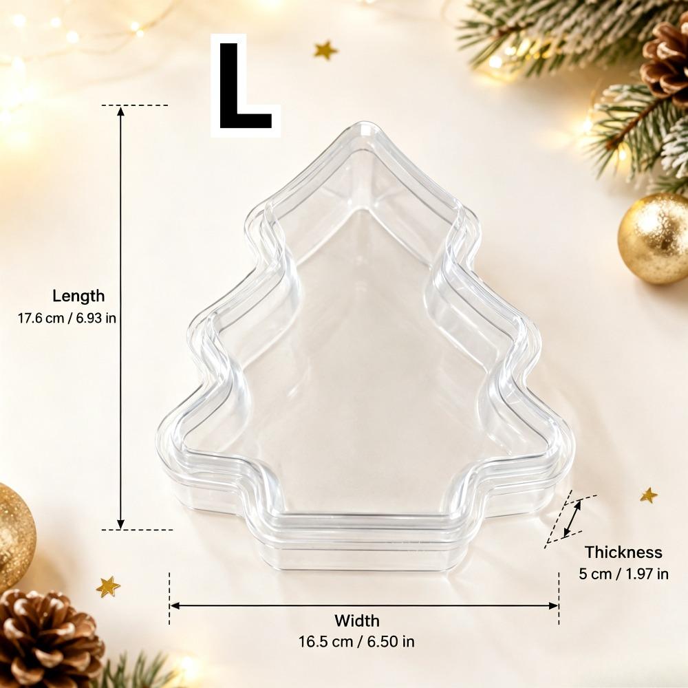 TEMU 36pcs Set (18 Boxes + 18 Lids) Christmas Tree Themed Candy Boxes, Cookie Boxes, Baking Dessert Cookie Candy Macaron Gift Boxes, Available In