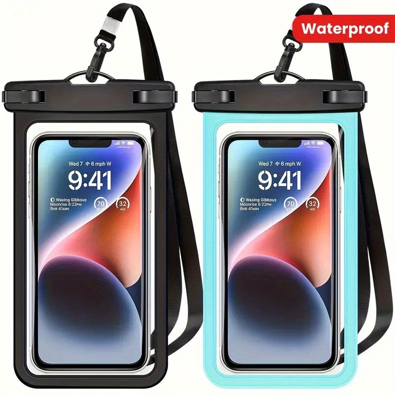 2/4/6/8pcs Waterproof Phone Pouch For IPhone 16/15/14/13/12/11/X/XR/ Xs/7/8/Plus/Pro/Pro Max, Touchscreen Dry Bag For Swimming, Beach& Surf With Anti-Slip Lanyard