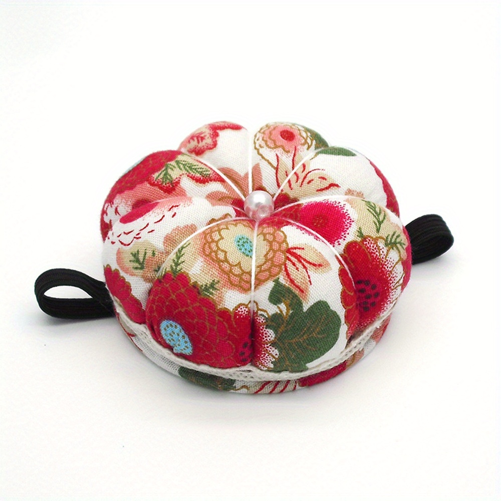 TEMU 1pc de Poignet à l'Inspiration Japonaise - Insert pour Aiguille de Couture Floral avec Multicolores, Design Ergonomique pour Accessoires de