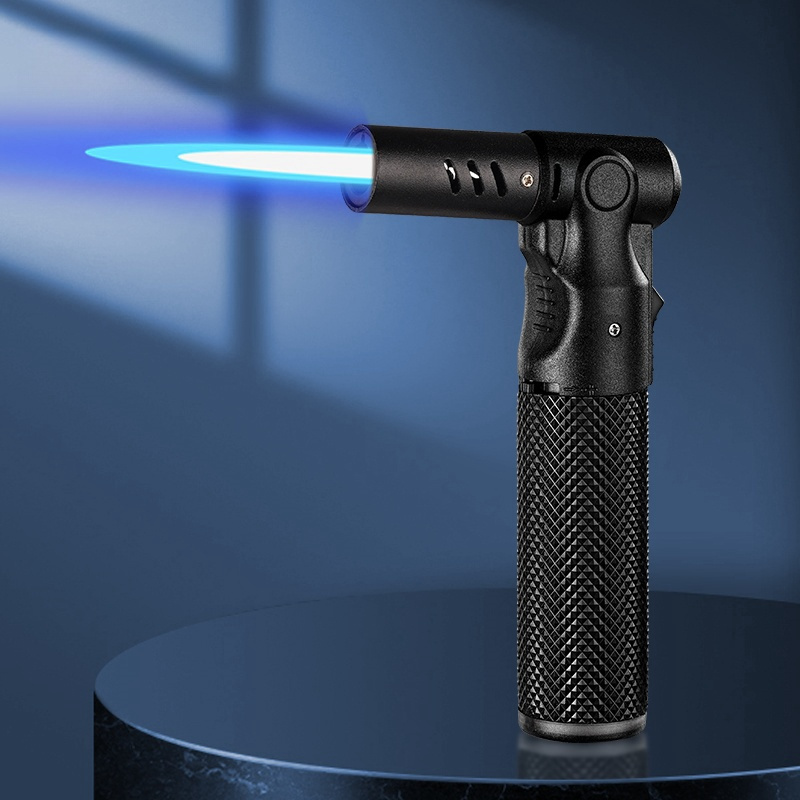 TEMU (no Butane Gas) 1300 ° High-temperature Durable Multifunctional Butane Lighter, Flame Portable Windproof Lighter, 360 ° Inverted Ignition, Flame