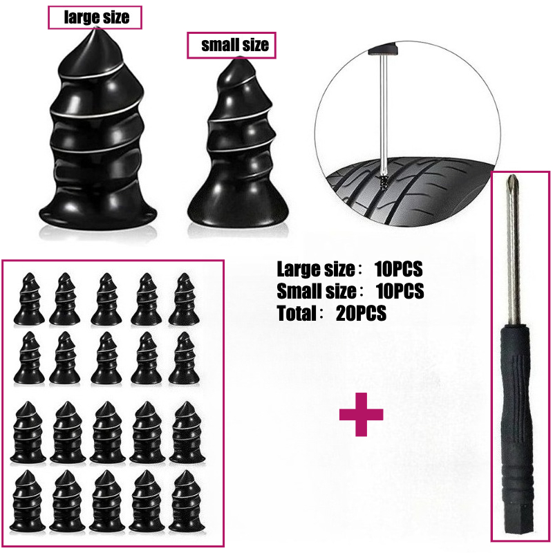 Image of Heavy-duty Vacuum Tire Repair Nails For Mixed Loading Of : Cars, Motorcycles, Electric Vehicles, And Bicycles