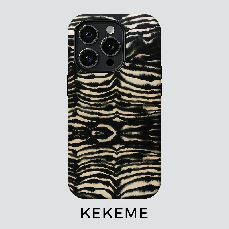 TEMU Phone Case - Black Textured Film 2-in-1 Compatible For Iphone 17 16 15 14 13 12 11 Pro 15 14 Plus 17 Coverage Anti-drop Unisex Phone Case