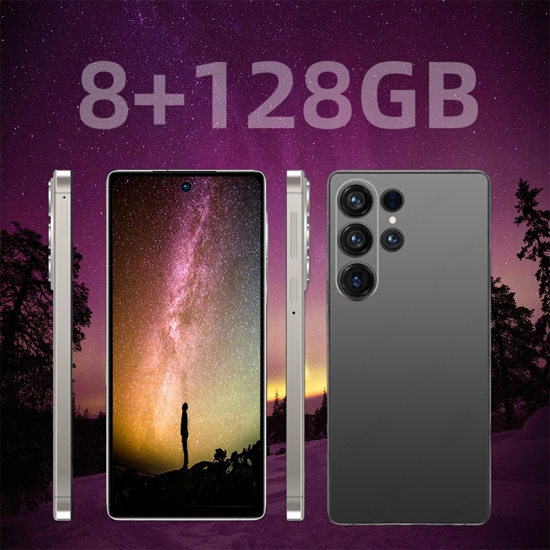 Unlocked Smartphone - 8gb + 128gb Storage, 6.8' Fhd+ Display, 13mp Front & 48mp Rear Camera, , Gps, Built-, Earphones, Protector Included