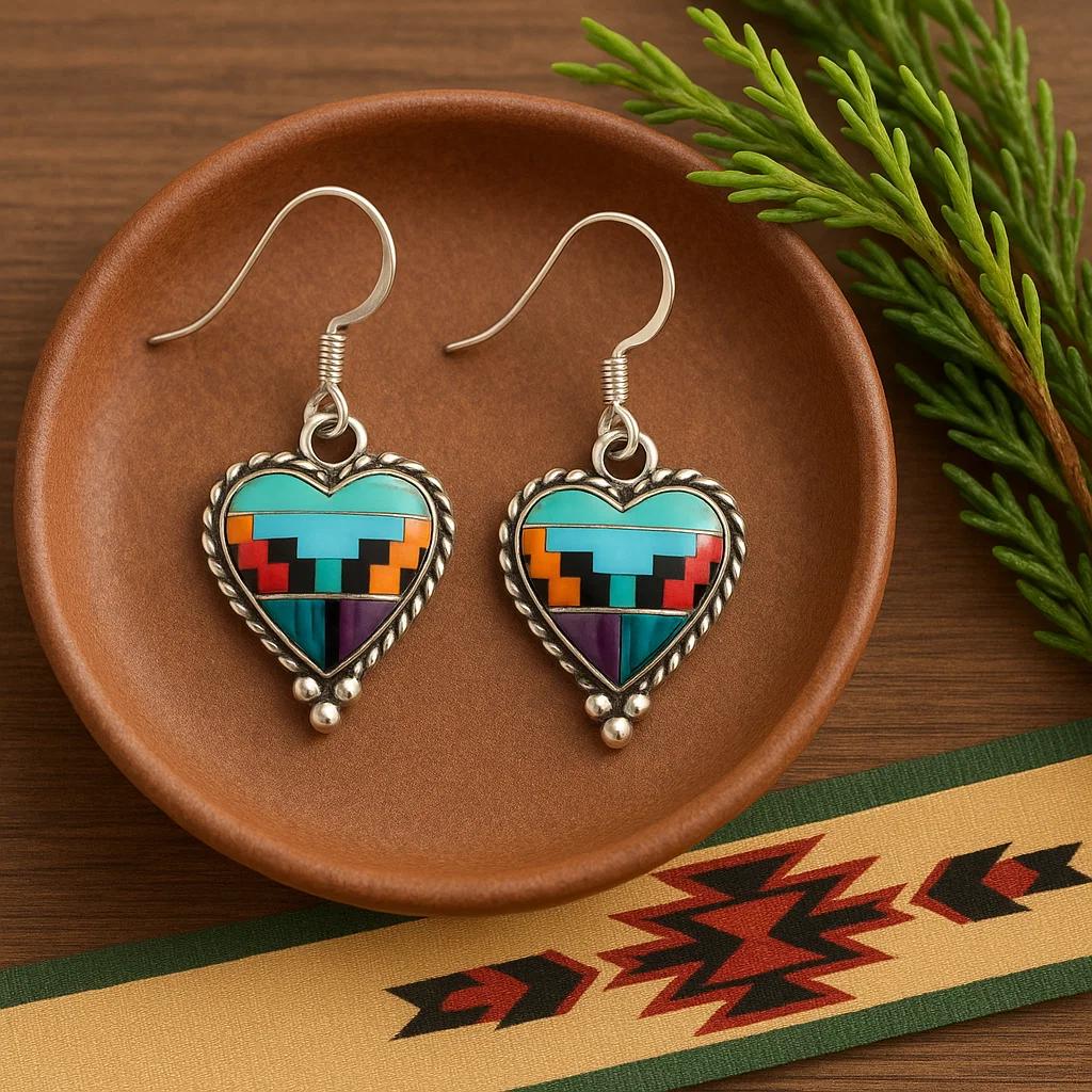 TEMU 2pcs, Fashion Earrings, Easy Earrings, Vintage Earrings, Heart Earrings, Geometric Earrings, Boho Earrings, Christmas Gifts, Easy Jewelry,
