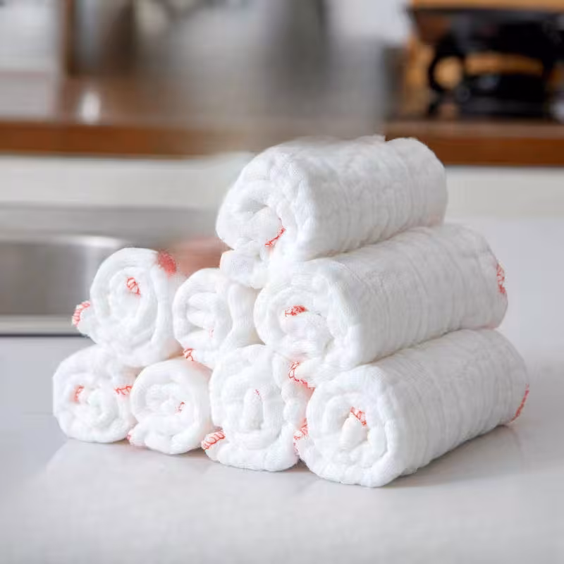 5pcs durable non stick oil absorbing kitchen towels high cleaning mesh cloths easy to wipe Product details 8