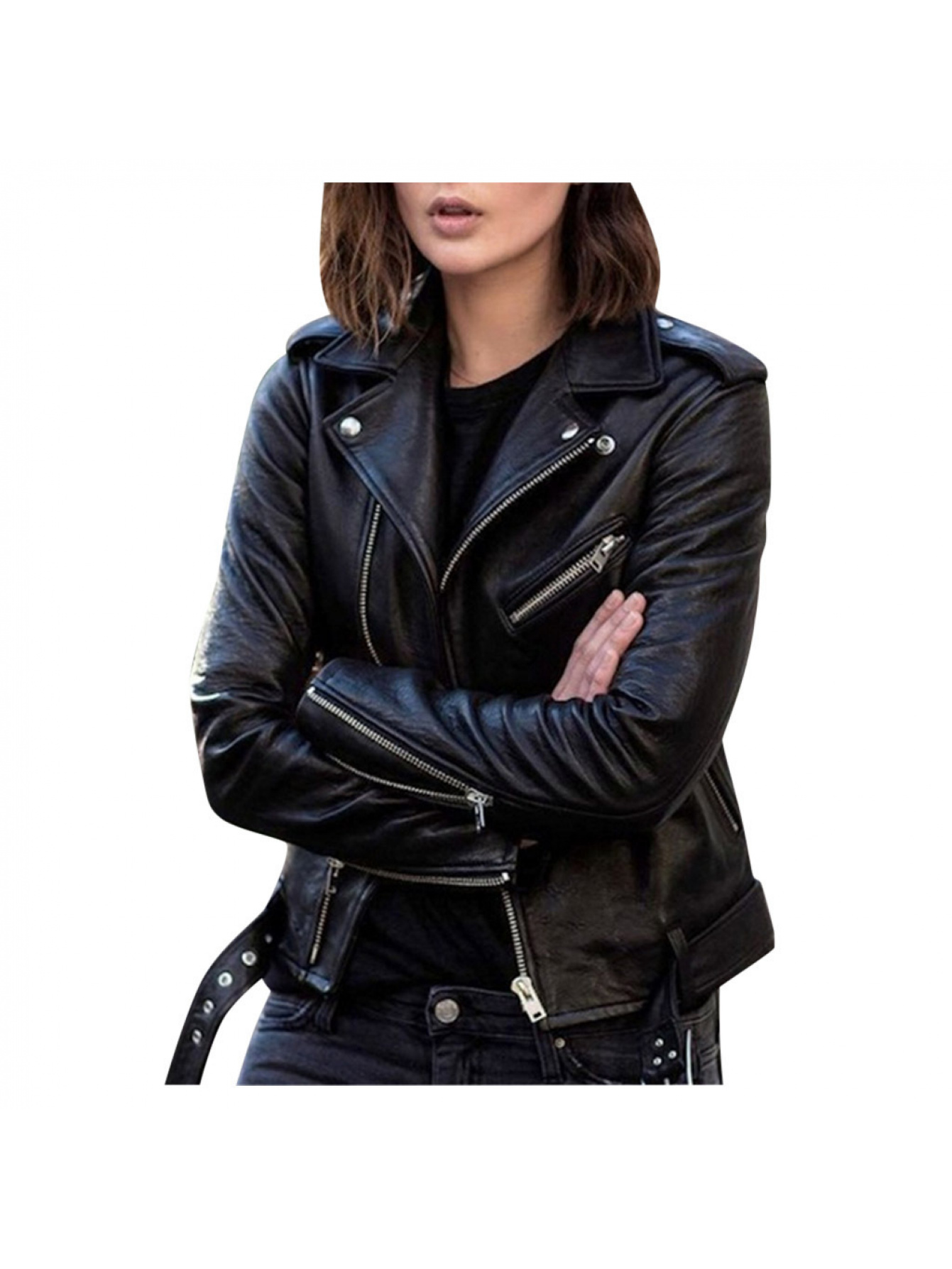 【新品タグ付き未使用】 deres 17th passport jacket plus size leather jacket sold on Temu United States