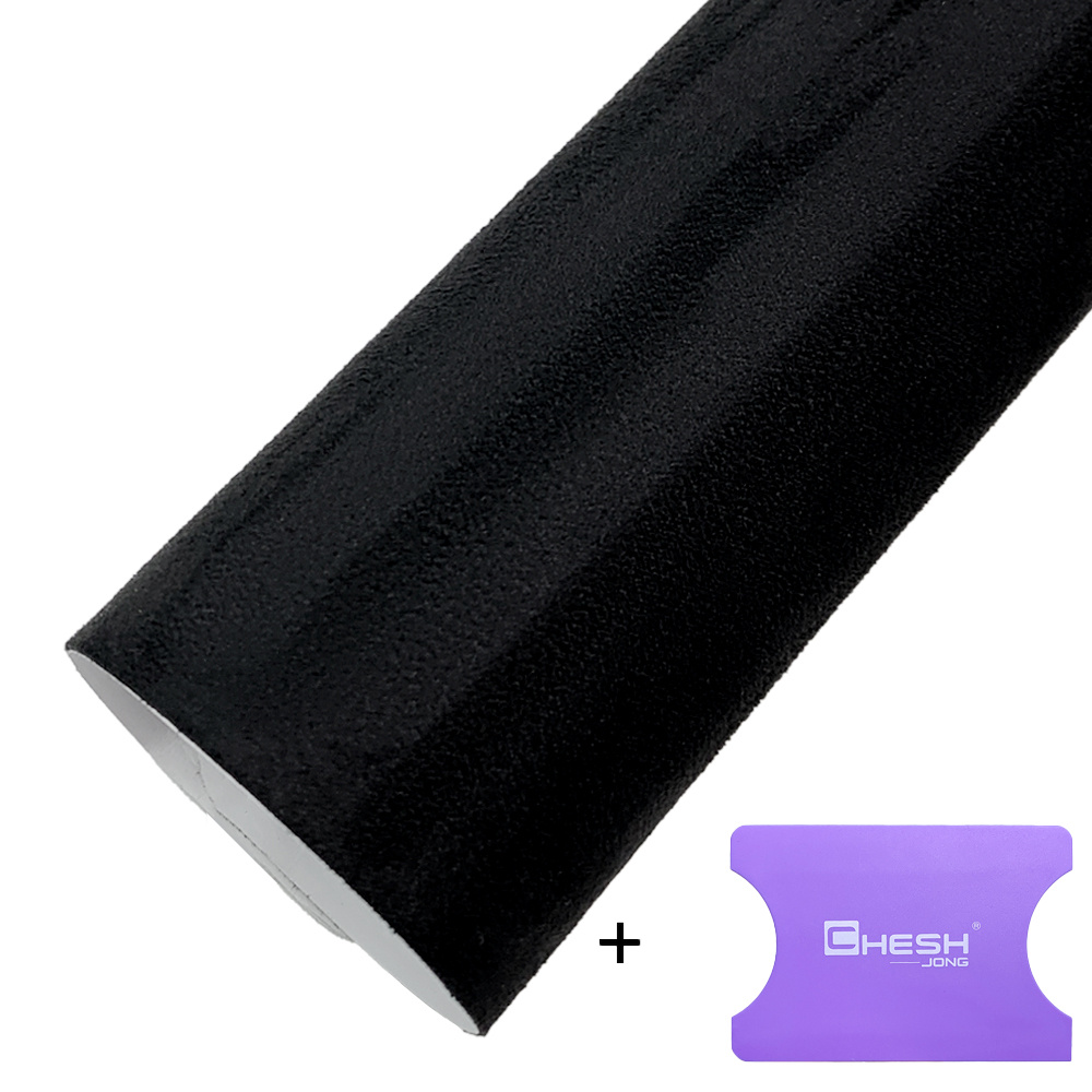 19.69x55.12in Self-adhesive Suede Car Interior Wrap, High-end Suede Fabric Vinyl Film With & Scratch Resistance, Suede Stretchable Diy For Auto Trim Home Furniture Decoration